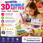 💥KAUF 2, ERHALTE 1 GRATIS + 50 % RABATT!🥳Magische Popcorn-Stifte mit Blaseneffekt, wärmeaktivierte Popcorn-Stifte, DIY-3D-Kunstmarker für Kinderbastelprojekte