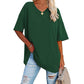 🌷Sommer-Schnäppchen 2025💜Damen-T-Shirt mit V-Ausschnitt