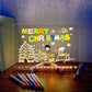 🎄50% Rabatt🎁Kreatives wiederbeschreibbares Acryl-LED-Nachrichtenschild