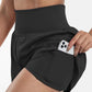✨️  2025 Hot Sale 51% Rabatt  🥰  2-in-1 Yoga Shorts mit hoher Taille und Seitentaschen