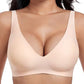 🎉Neujahrsverkauf – 60 % Rabatt💕Bequeme kabellose BHs für Damen，Deep V Alltags-BHs