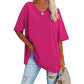 🌷Sommer-Schnäppchen 2025💜Damen-T-Shirt mit V-Ausschnitt