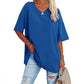 🌷Sommer-Schnäppchen 2025💜Damen-T-Shirt mit V-Ausschnitt