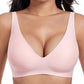 🎉Neujahrsverkauf – 60 % Rabatt💕Bequeme kabellose BHs für Damen，Deep V Alltags-BHs