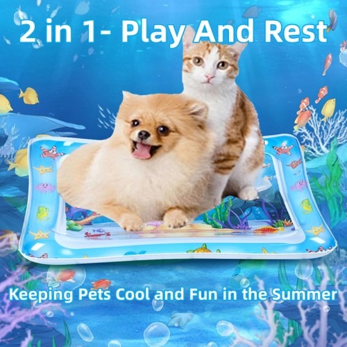 😻Sensorische Wassermatte für Haustiere