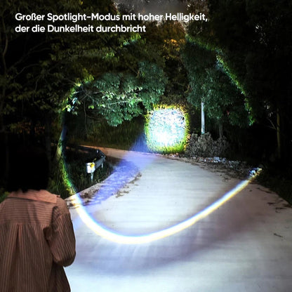 🔦Multifunktionale wiederaufladbare LED-Taschenlampe