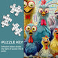 🔥50% RABATT🎁Huhn Familie Jigsaw Puzzle 1000 Teile