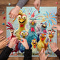 🔥50% RABATT🎁Huhn Familie Jigsaw Puzzle 1000 Teile