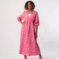 🏖️Sommer-Sonderverkauf 50 % Rabatt!!🎀Damenkleid mit V-Ausschnitt und Druck