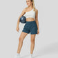 ✨️  2025 Hot Sale 51% Rabatt  🥰  2-in-1 Yoga Shorts mit hoher Taille und Seitentaschen