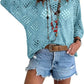 🥰50 % Rabatt💛Beiges Häkeloberteil für Damen im Boho-Stil mit V-Ausschnitt