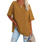 🌷Sommer-Schnäppchen 2025💜Damen-T-Shirt mit V-Ausschnitt