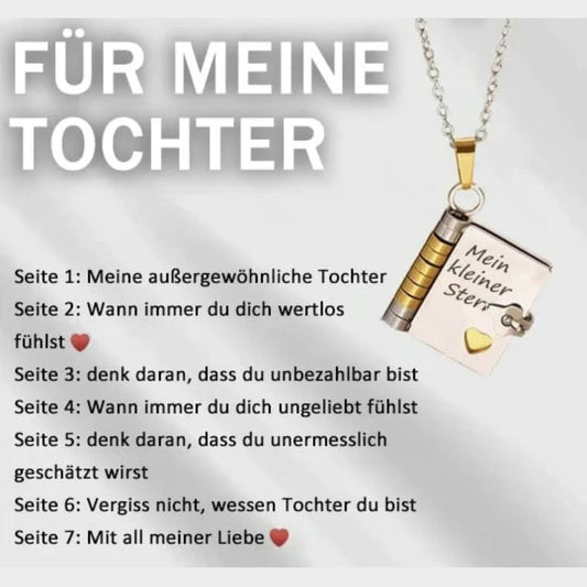 💗Mein kleiner Sternenbuch-Anhänger für die Liebsten | Zeitloses Geschenk der Liebe an die Familie