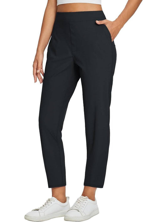 ❤️‍🔥Sommer-Verkauf 50% Rabatt🏆Elastische Damenhose mit hoher Taille und Reißverschlusstaschen