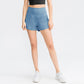 ✨️  2025 Hot Sale 51% Rabatt  🥰  2-in-1 Yoga Shorts mit hoher Taille und Seitentaschen