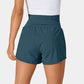 ✨️  2025 Hot Sale 51% Rabatt  🥰  2-in-1 Yoga Shorts mit hoher Taille und Seitentaschen