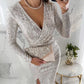 🎅Weihnachtsverkauf 50% Rabatt🎄✨Sexy Paillettenkleid im Bodycon-Stil