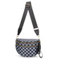 🎁Limitierter Rabatt🔥Schwarz-weiß kariertes Nylon-Bauchtasche