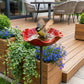 💖🎁 Geschenke zum Muttertag 2026 mit 49 % Rabatt – 🎁Handgefertigter Metall-Gartenstecker mit Blume und Vogel 🐦
