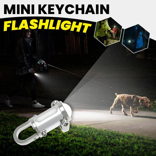 🔥Heißer Verkauf🔥🔦1200LM Superhelle Mini-Schlüsselanhänger-Taschenlampe Wasserdicht