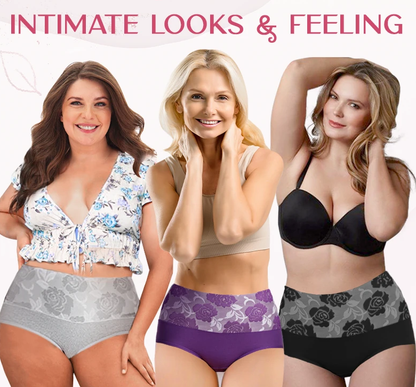 ✨Kaufen 1 bekommen 3💘Nahtlose Höschen mit hoher Taille und antibakterieller Bauchkontrolle