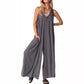 💥50%Rabatte Women's Casual V-Neck Sleeveless Wide Leg Jumpsuit
