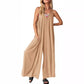 💥50%Rabatte Women's Casual V-Neck Sleeveless Wide Leg Jumpsuit