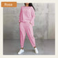 Mode, Freizeit 💐Langarm mit rundem Hals ＆ Hose 2-teiliger Set