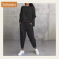 Mode, Freizeit 💐Langarm mit rundem Hals ＆ Hose 2-teiliger Set