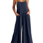 ⏳Zeitlich begrenztes Special💐Plus Größe Weites Bein Overall Jumpsuit