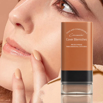 ✨2025 Neujahrs-Rabattpreis💕Bester feuchtigkeitsspendender, leichter Foundation Stick mit Foundation Pinsel
