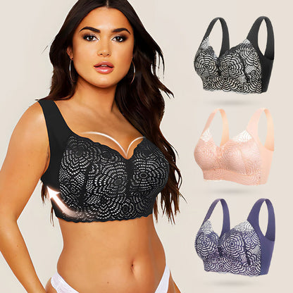 🤩LETZTER VERKAUFSTAG - 49% RABATT🔥Ultimative Straffung & Unterstützung Spitze Plus-Size-BH