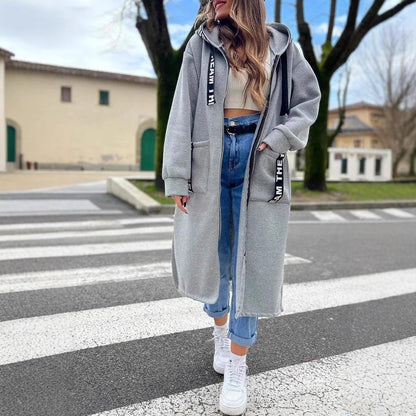 📢📢50%Rabatt!!! & Free Shipping Today🎉💃Oversize-Kapuzen-Sweatshirt-Mantel für Damen