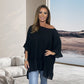 🔥2025 Heißer Verkauf🔥Lockere, plissierte Off-Shoulder-Blusen für Damen