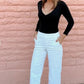 🔥2025 HEISSER VERKAUF 49% RABATT🔥Stretch Twill Hose mit weitem Bein