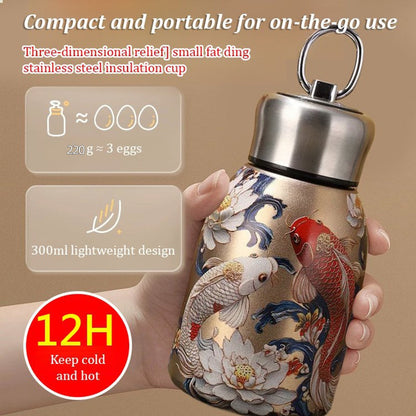 🎁Geschenkidee 49% OFF🔥Tragbare isolierte Wasserflasche für draußen