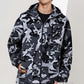 Herren-Kapuzenjacke mit Camouflage-Muster und mehreren Taschen