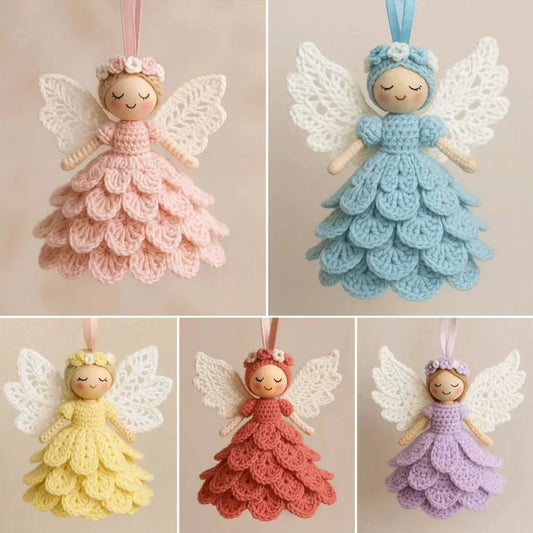 🎁🧚Häkeln Sie Ihren eigenen Engel – Komplettes Bastelset