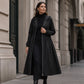 📢📢50%Rabatt!!!💎Legere, mittellange Kapuzenjacke für Damen in lockerer Passform