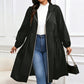 📢📢50%Rabatt!!!💎Legere, mittellange Kapuzenjacke für Damen in lockerer Passform
