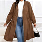 📢📢50%Rabatt!!!💎Legere, mittellange Kapuzenjacke für Damen in lockerer Passform