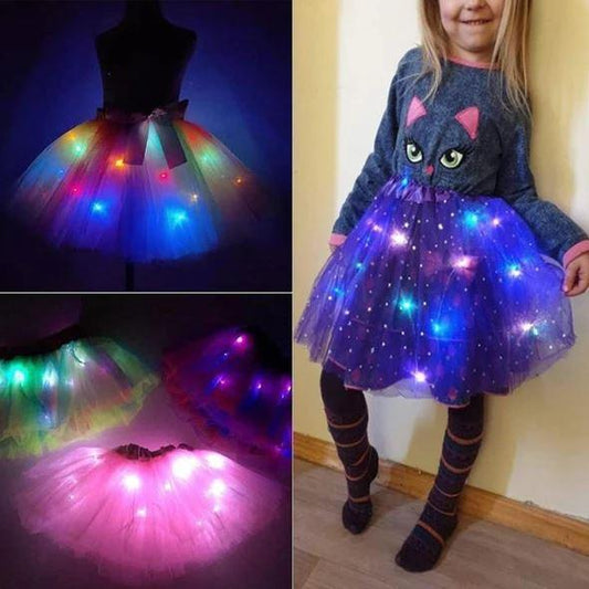 ✨Magisch leuchtender LED-Tütü-Rock✨