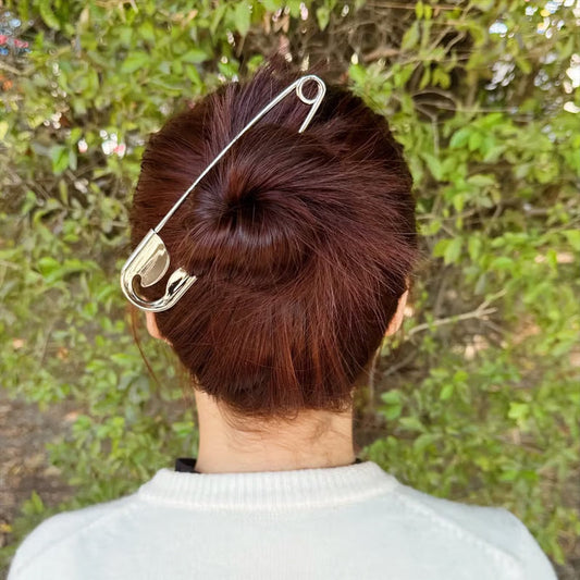 Large Safety Pin Hair Clip