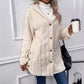 📢📢50%Rabatt!!!🎉💃-Damen warme Jacke mit Kapuze und Rautenmuster-Free Shipping Today