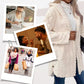 📢📢50%Rabatt!!!🎉💃-Damen warme Jacke mit Kapuze und Rautenmuster-Free Shipping Today