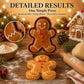 🔥🎁 🥳🎄 Weihnachtliches geprägtes Mini‑Kuchenförmchen‑Set | 8 festliche Motive für die Weihnachtsbäckerei