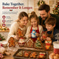 🔥🎁 🥳🎄 Weihnachtliches geprägtes Mini‑Kuchenförmchen‑Set | 8 festliche Motive für die Weihnachtsbäckerei