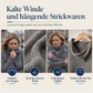 ⭐👚 Top-bewertet – Legerer Strickpullover mit Rollkragen in Unifarbe
