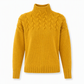 ⭐👚 Top-bewertet – Legerer Strickpullover mit Rollkragen in Unifarbe
