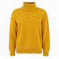 ⭐👚 Top-bewertet – Legerer Strickpullover mit Rollkragen in Unifarbe